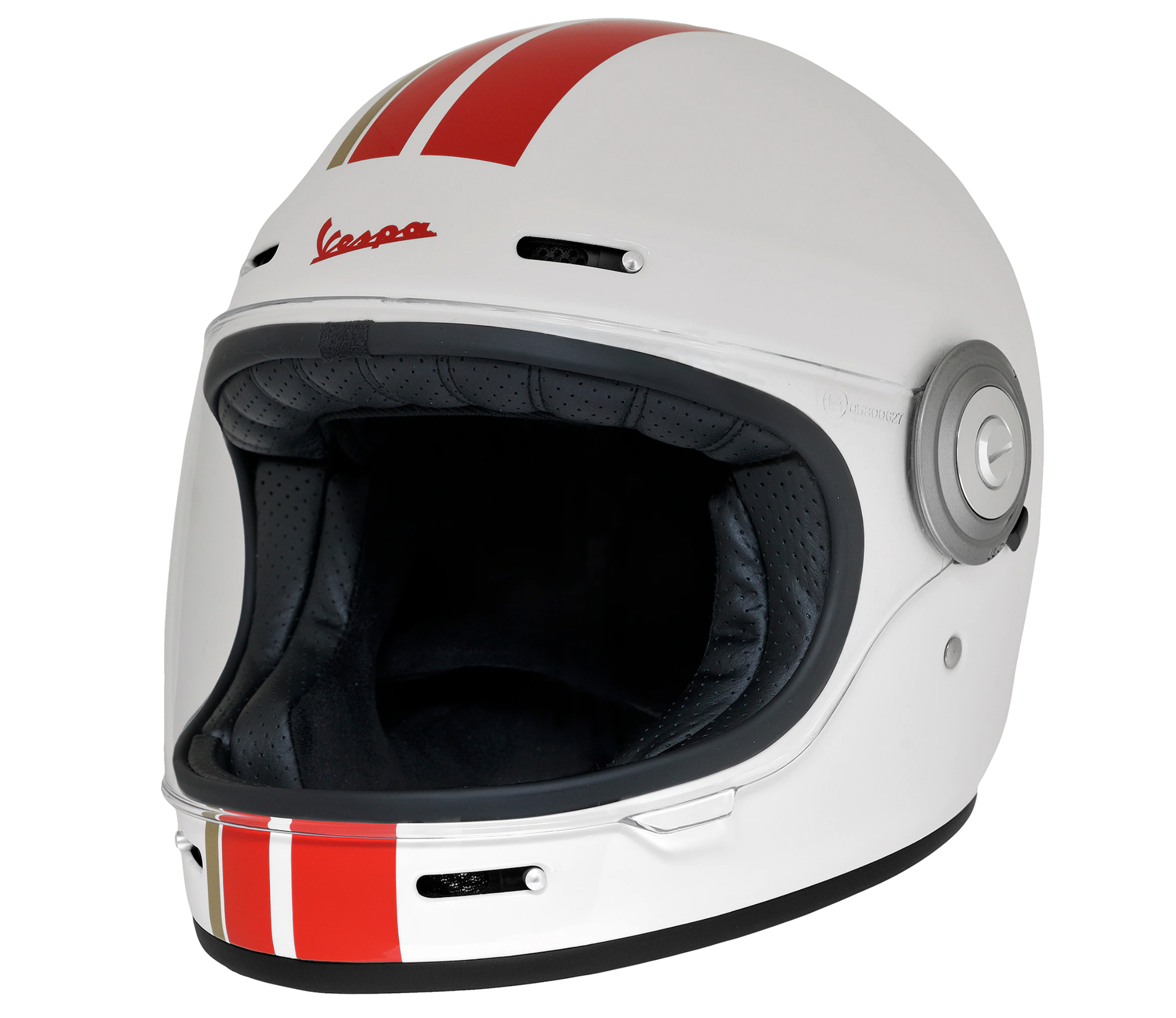 Vespa Integralhelm Racing Sixties 60s rot / weiß