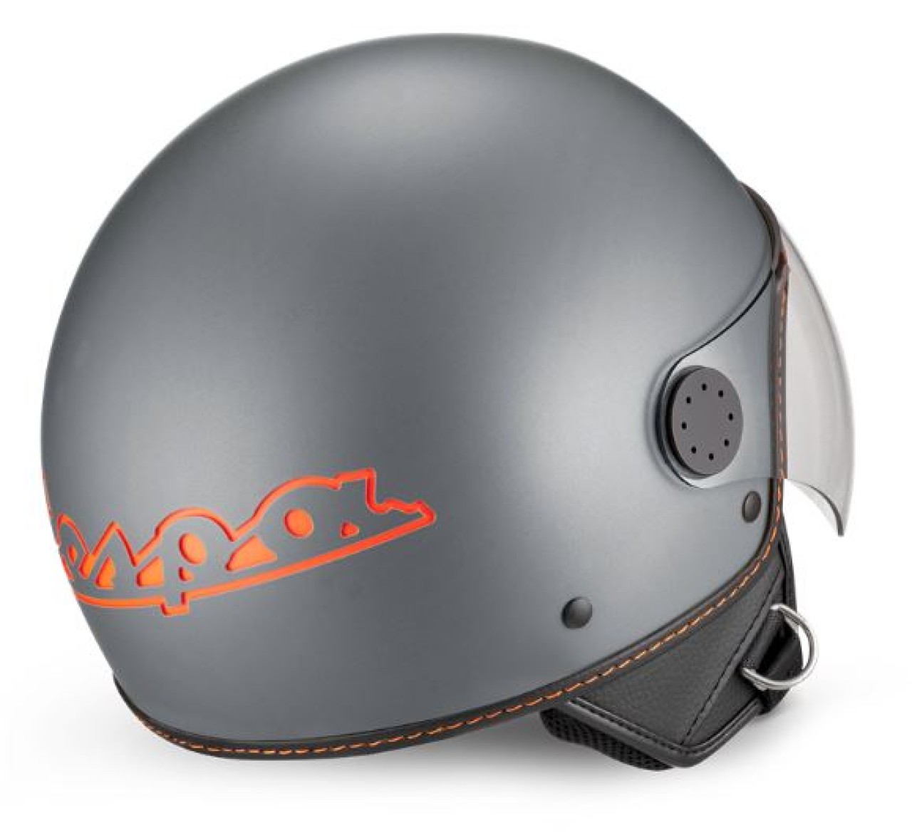 Vespa Jethelm, Vespa Visor LangHe, grau/titanium (707/C) - XL