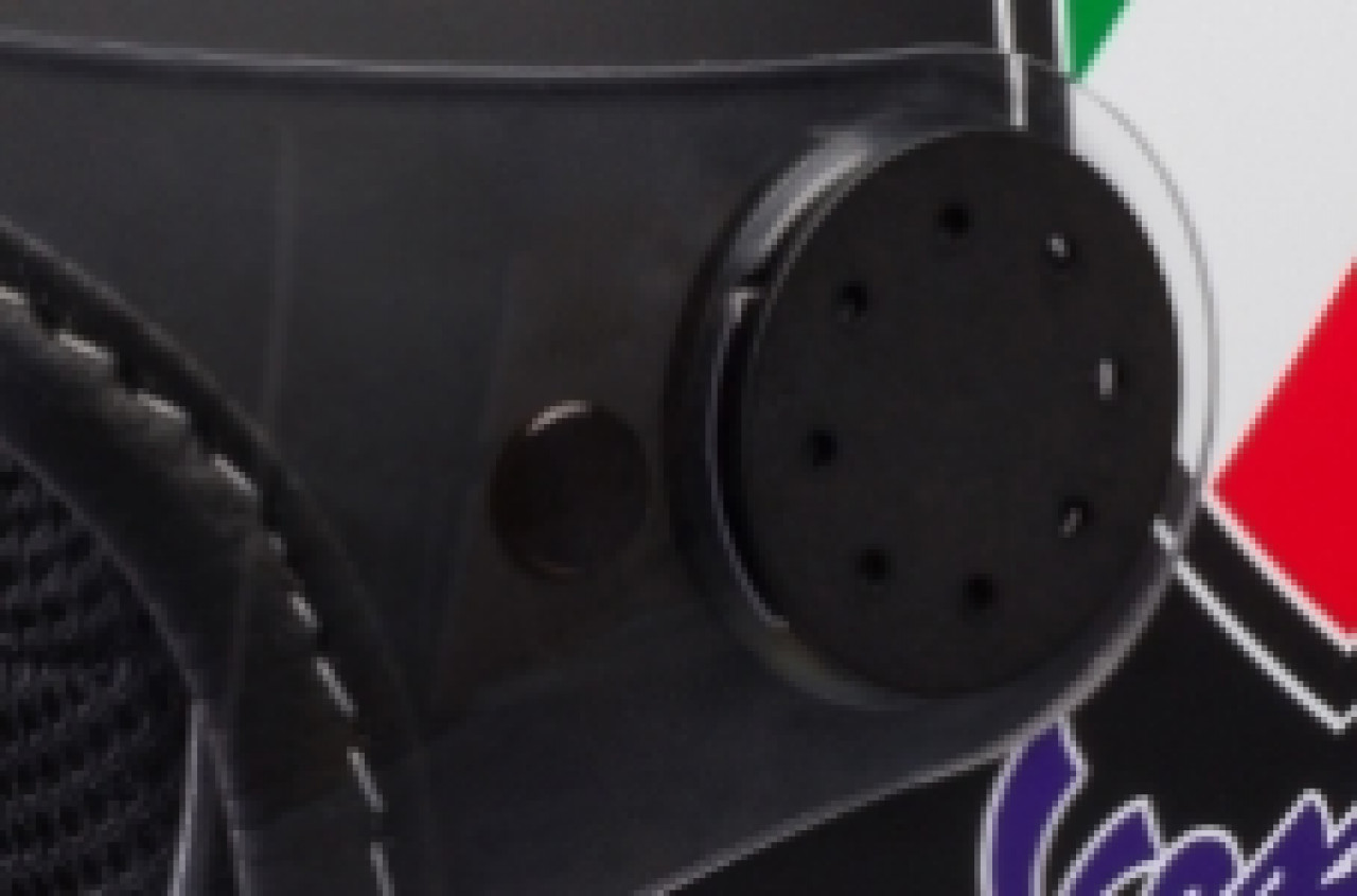 Visiermechanik, schwarz für Piaggio Demi Jet Helm, Carbonskin