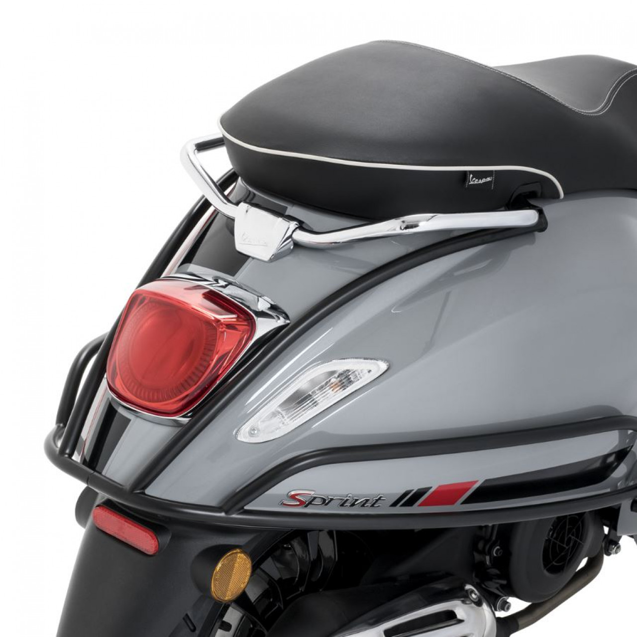 Sturzbügel hinten Vespa Primavera / Sprint / Elettrica - schwarz