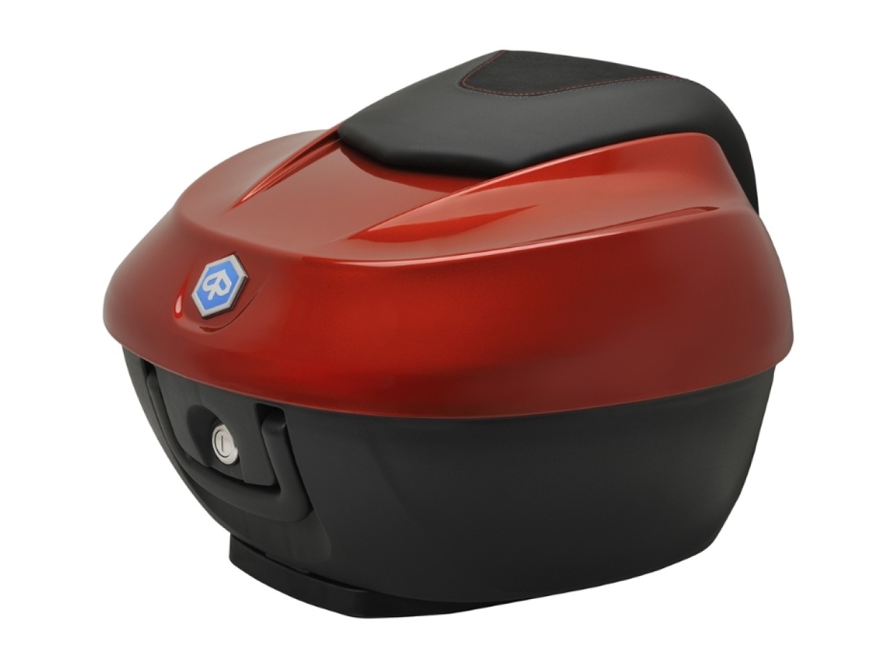 Top Case Kit 36 l. orange metallic A12 Original Piaggio für Beverly HPE (inkl. Halteplatte)