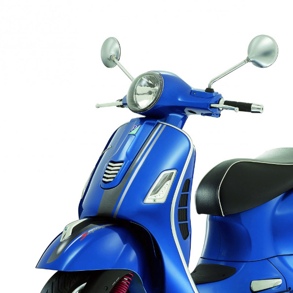 Original Vespa GTS Super Aufklebersatz Sport grau/silber