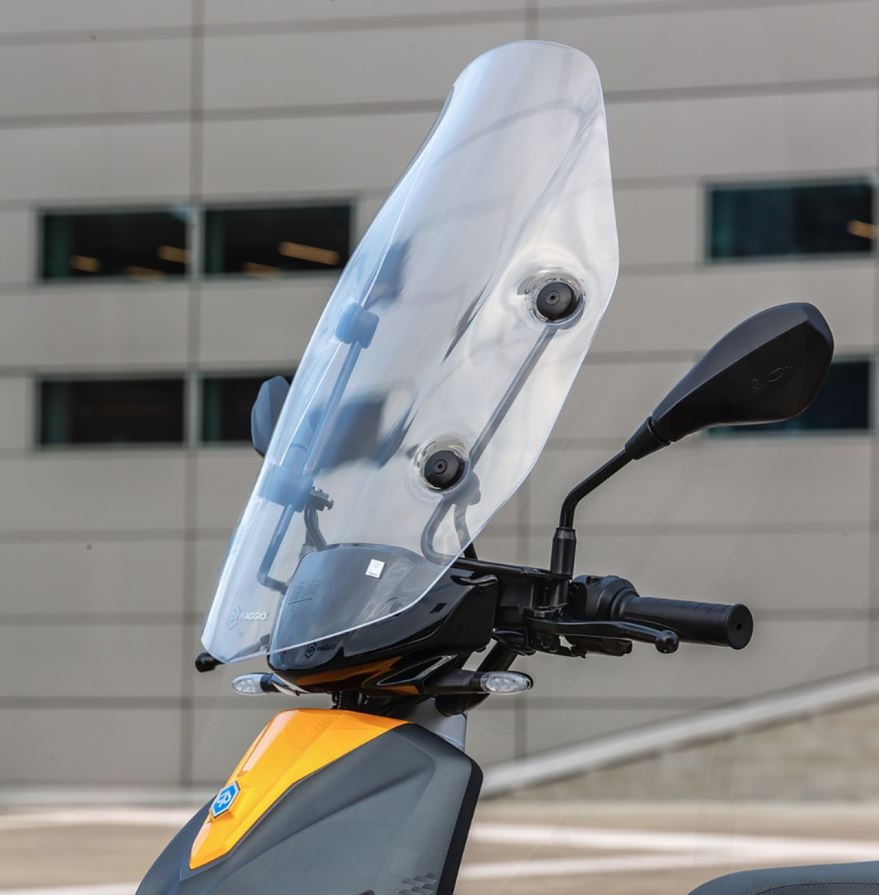 Windschutzscheibe groß mit Halterung für Piaggio 1 (One) Original
