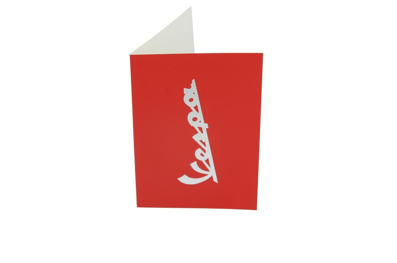 Vespa Merchandise Paket Servizio Rot