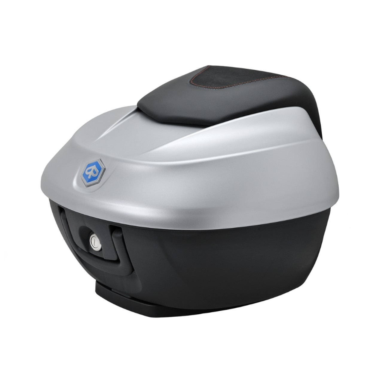 Top Case Kit 36 l. grau matt 760/B Original Piaggio für Beverly HPE (inkl. Halteplatte)