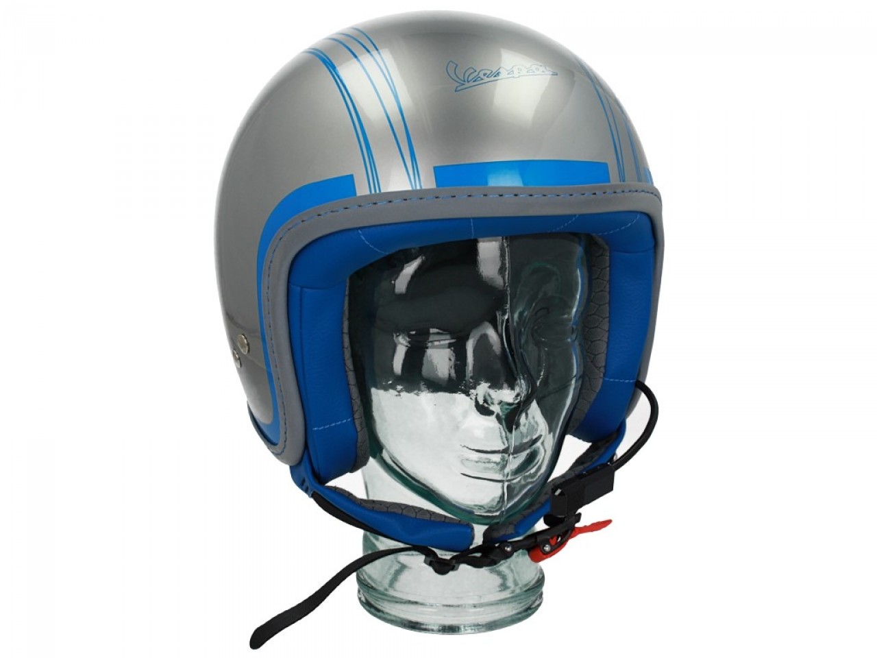 Vespa Jethelm Elettrica Tech blu (Bluetooth) silber